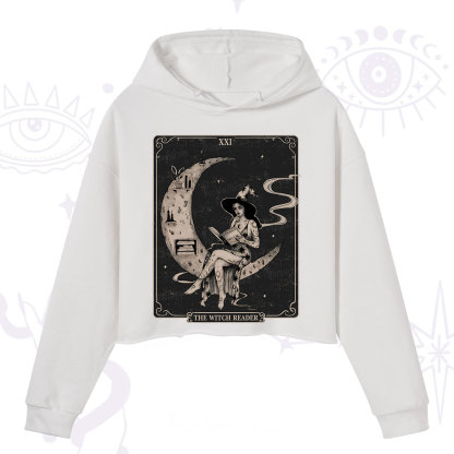 Purplehecate The Witch Reader Crop Hoodie