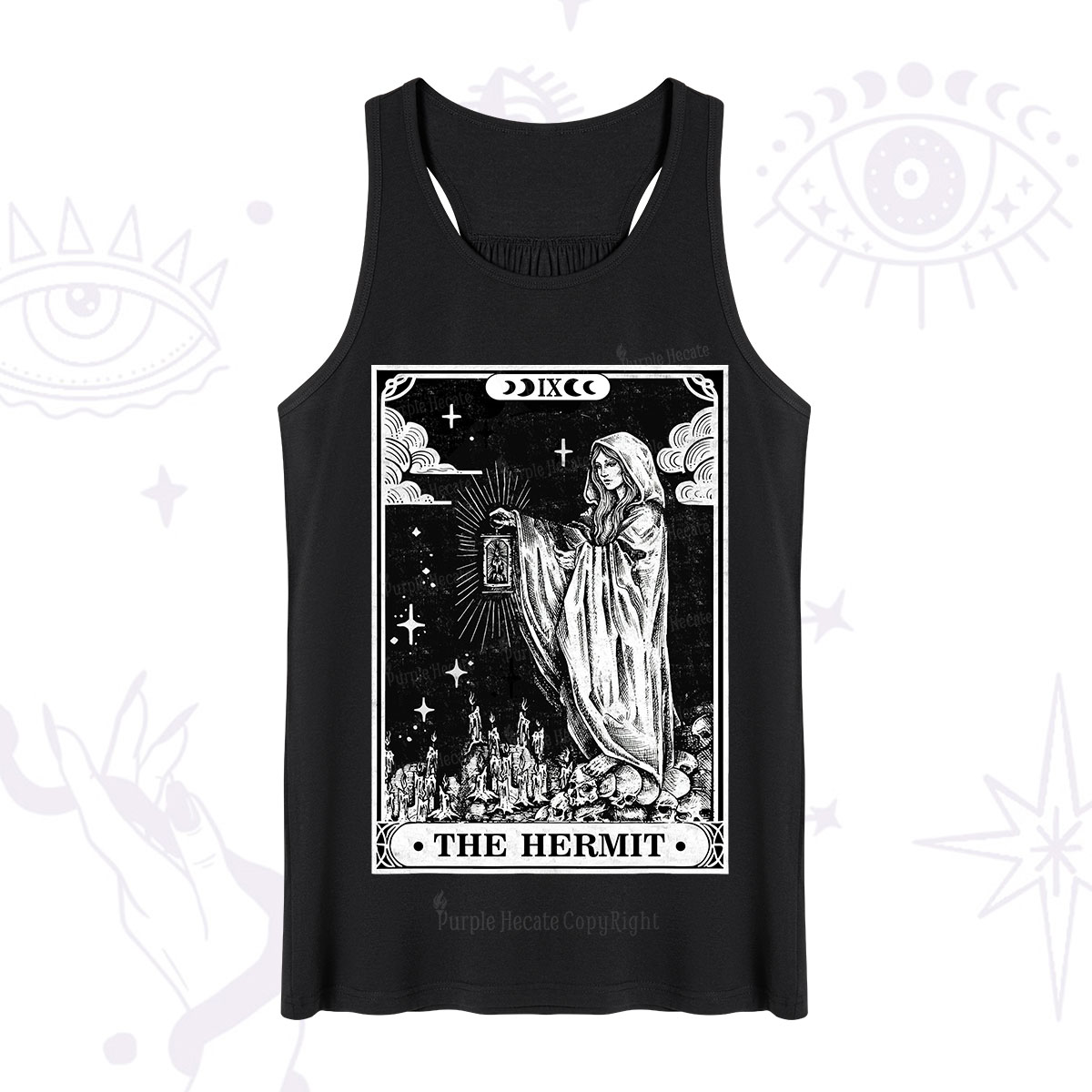 Purplehecate The Hermit Goddess Tarot Card Tank