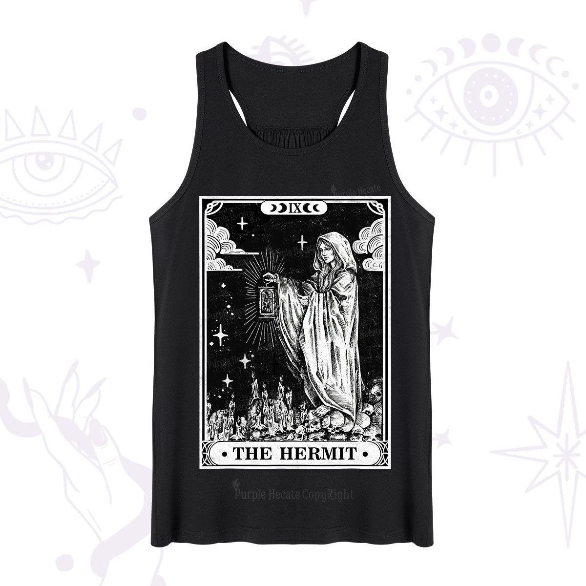 Purplehecate The Hermit Goddess Tarot Card Tank