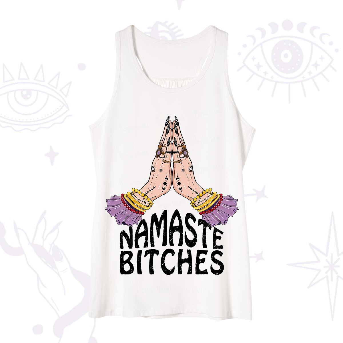 Purplehecate Namaste Bitches Tank