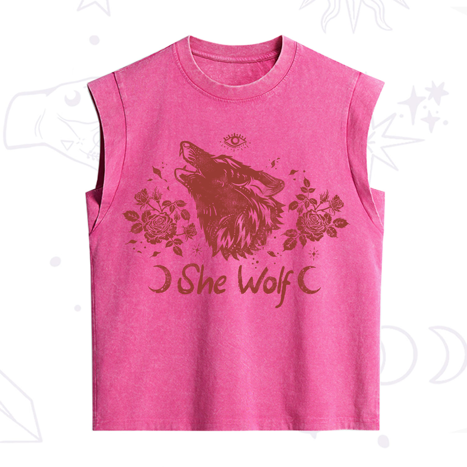 Purplehecate She Wolf Vintage Washed Tank