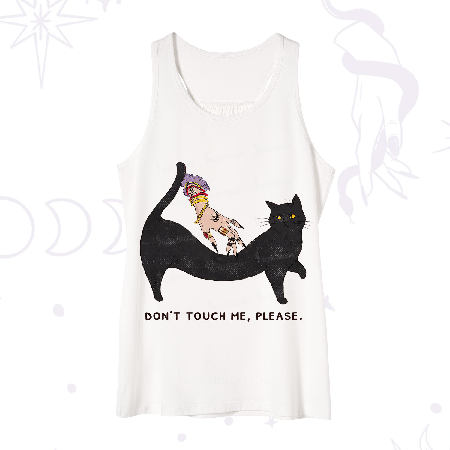 Purplehecate Don't Touch Me Tank