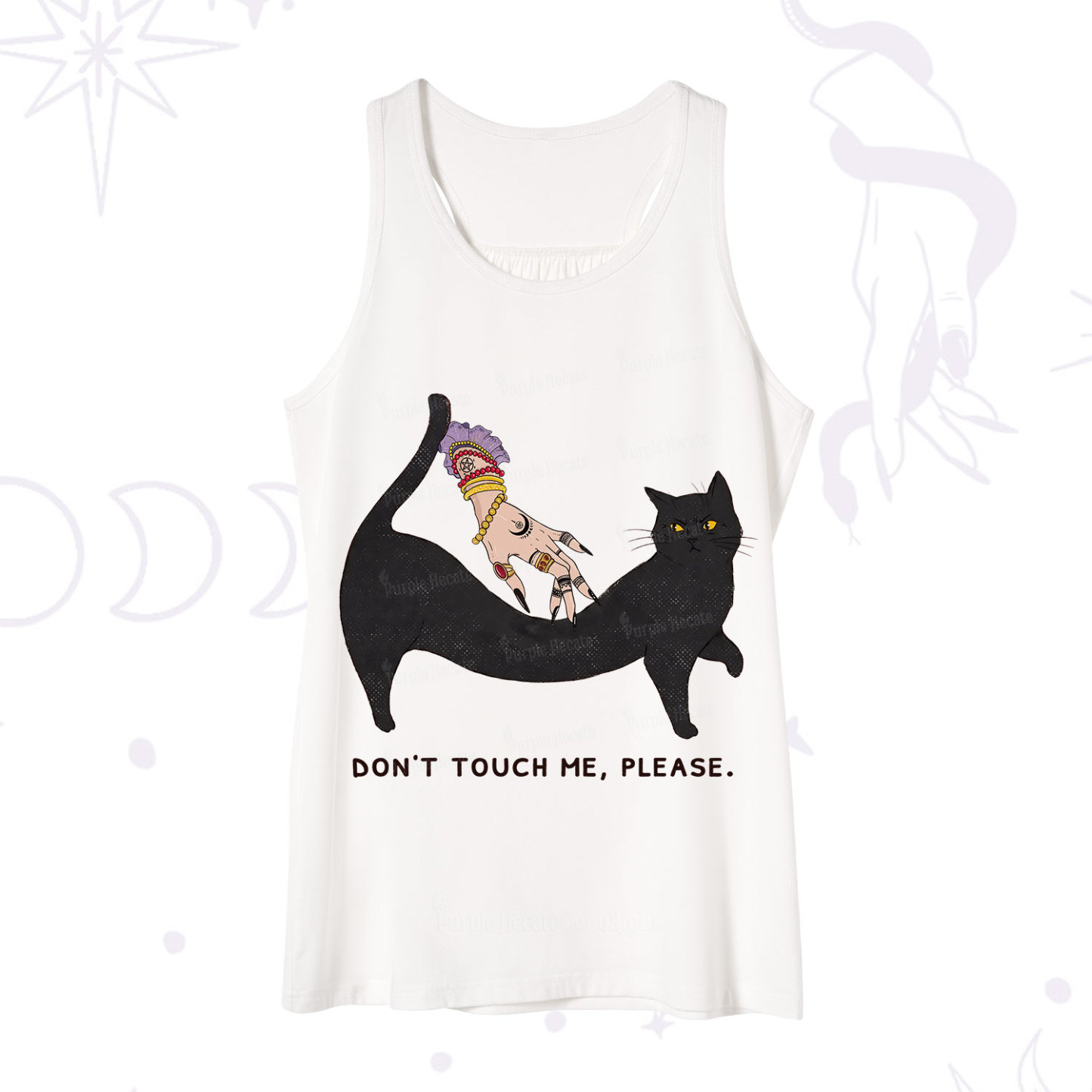 Purplehecate Don't Touch Me Tank