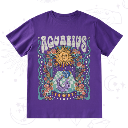 Purplehecate Aquarius Spirit Zodiac T-Shirt