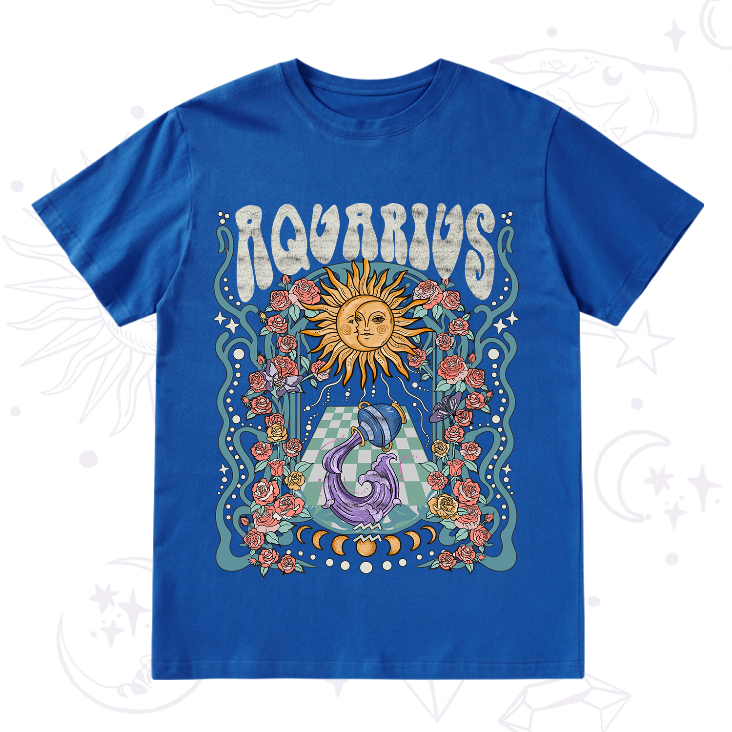 Purplehecate Aquarius Spirit Zodiac T-Shirt