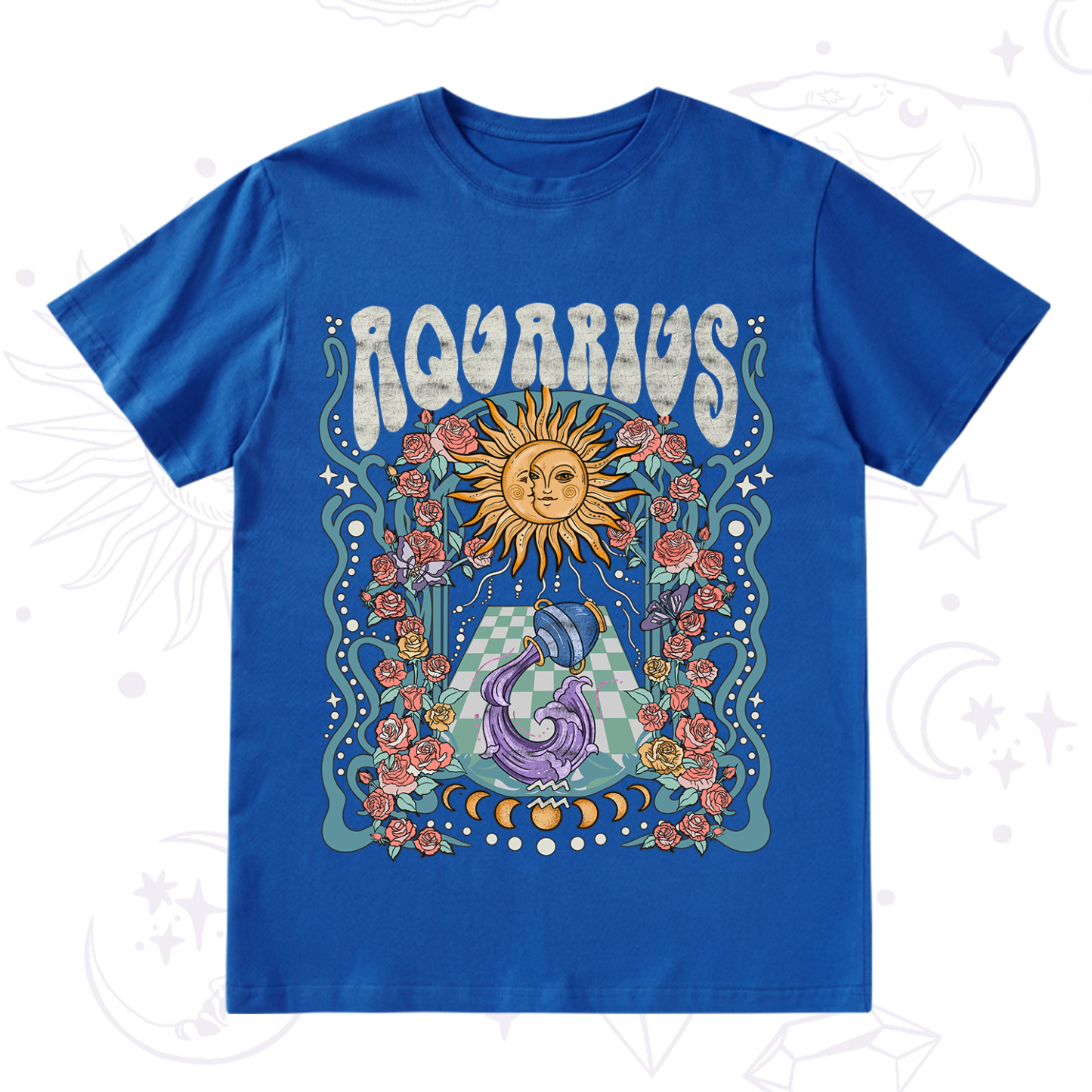 Purplehecate Aquarius Spirit Zodiac T-Shirt