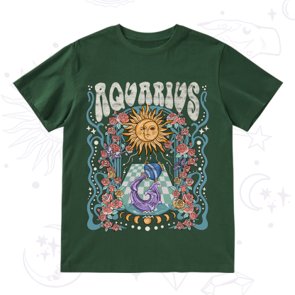 Purplehecate Aquarius Spirit Zodiac T-Shirt