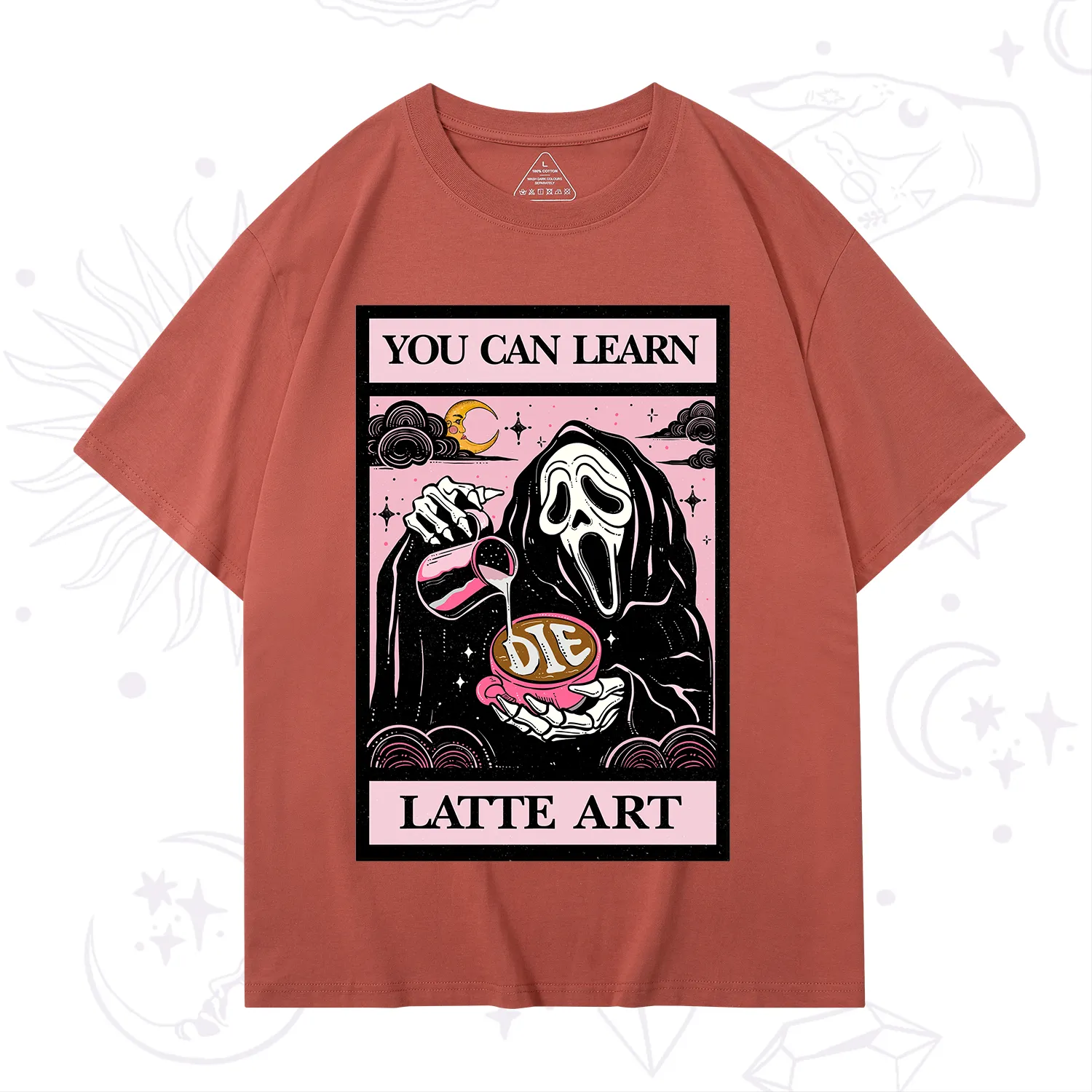 Purplehecate The You Can Learn Latte Art Oracle Card T-Shirt