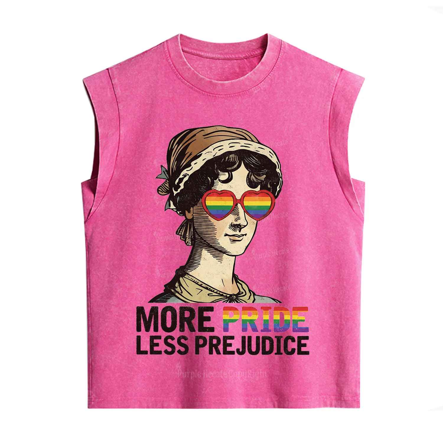 Purplehecate More Pride Less Prejudice Vintage Washed Tank