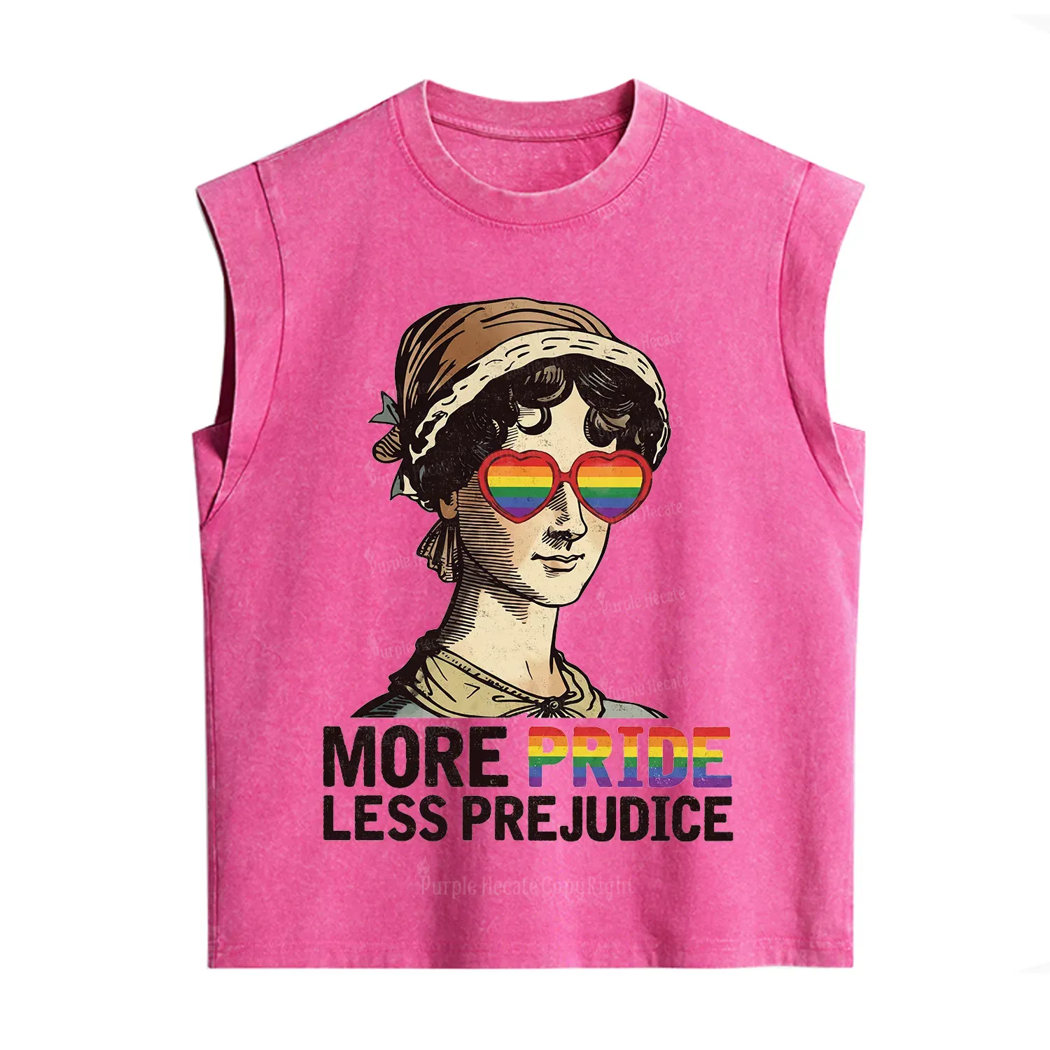 Purplehecate More Pride Less Prejudice Vintage Washed Tank