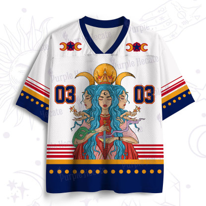 Purplehecate Triple Moon Goddess Hecate Mesh Jersey