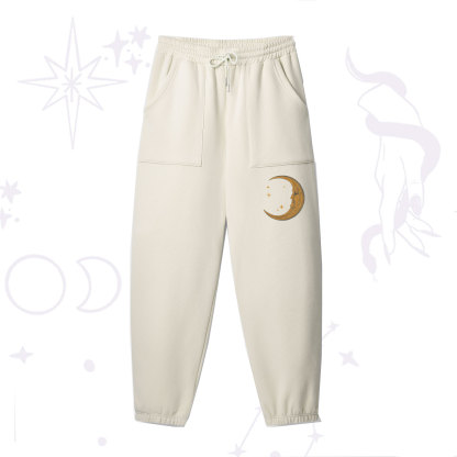 Purplehecate Celestial Moon Fleece Sweatpants