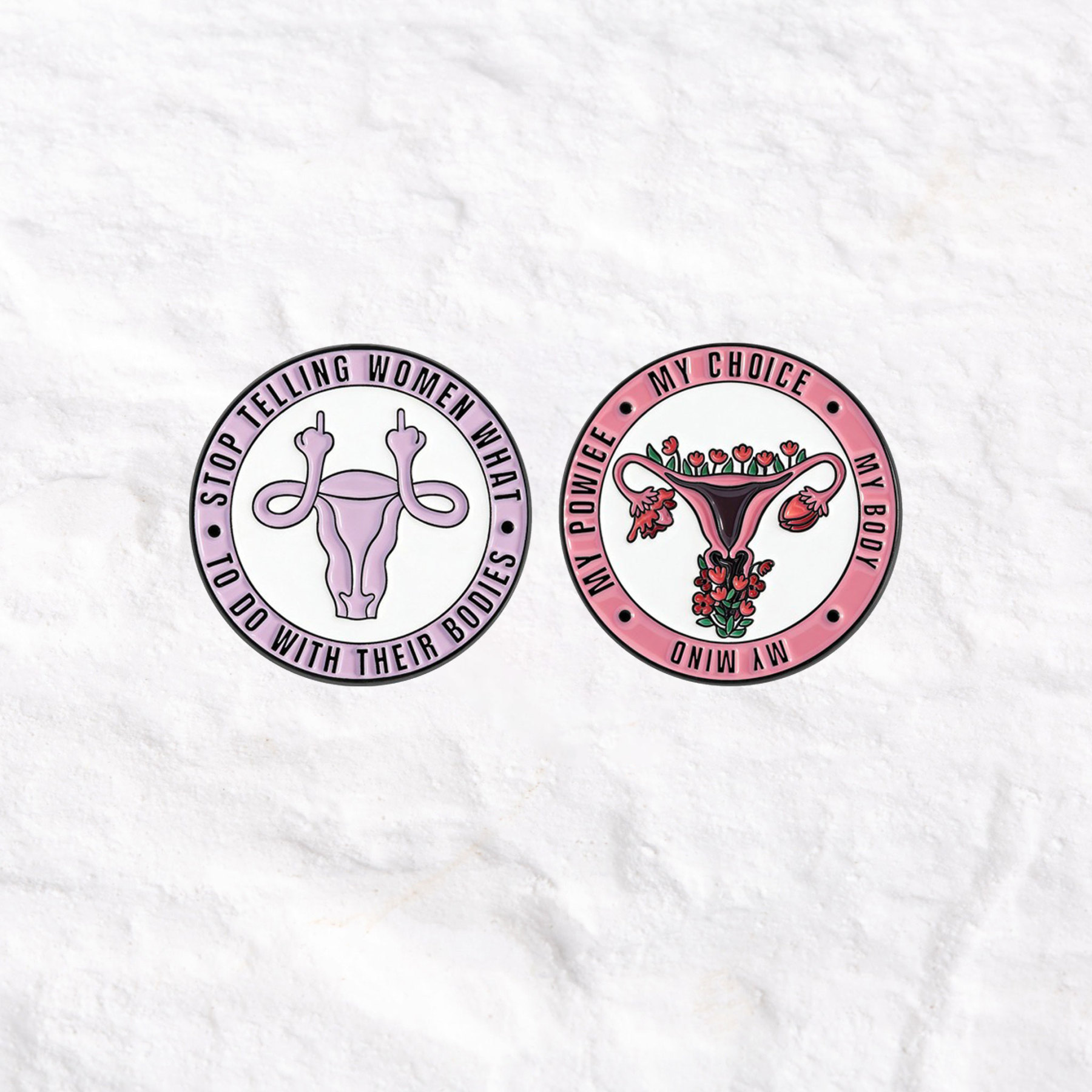 Purplehecate My body my choicel Pin