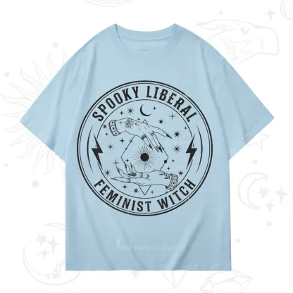 Purplehecate Spooky Liberal Feminist Witch T-Shirt