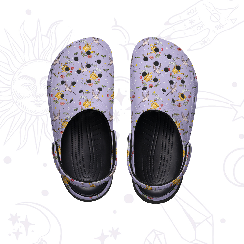 Purplehecate Magical Garden Rubber Clogs