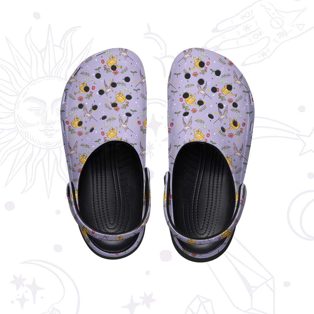 Purplehecate Magical Garden Rubber Clogs