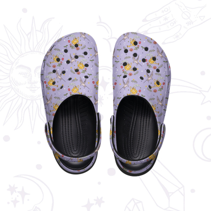 Purplehecate Magical Garden Rubber Clogs