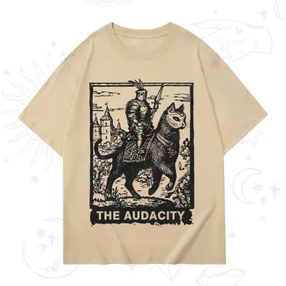 Purplehecate The Audacity Knight Cat T-Shirt