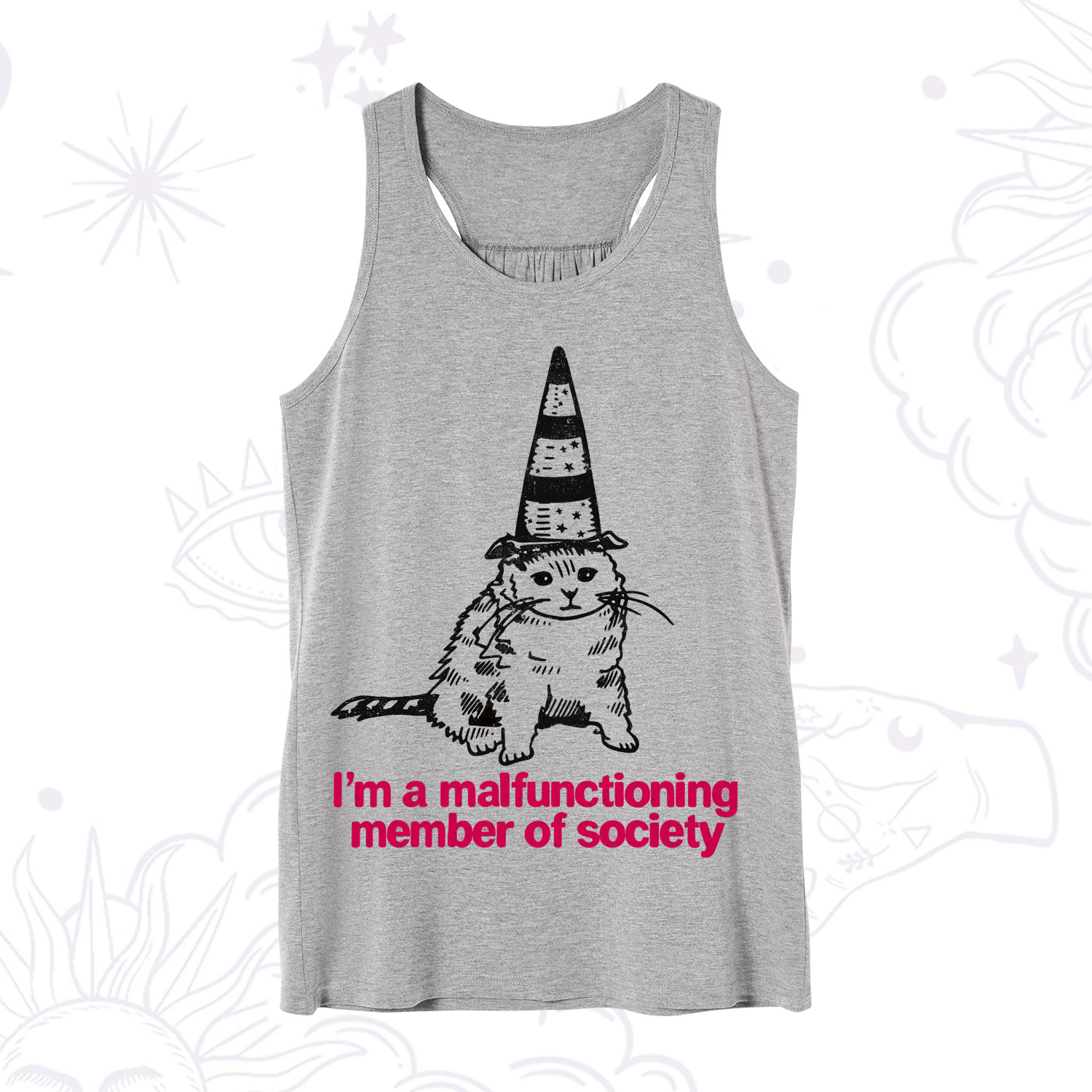 Purplehecate Social Anxiety Cat Tank