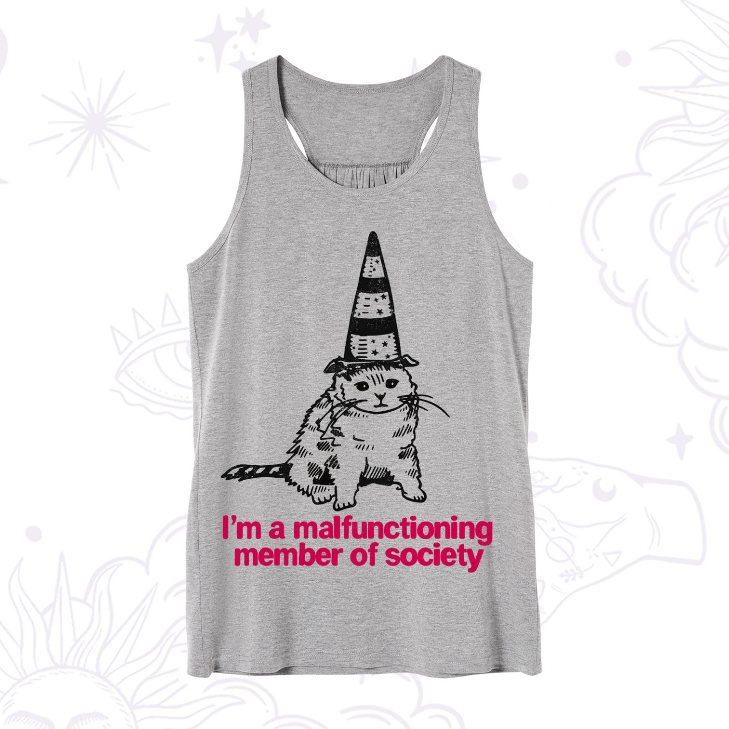 Purplehecate Social Anxiety Cat Tank