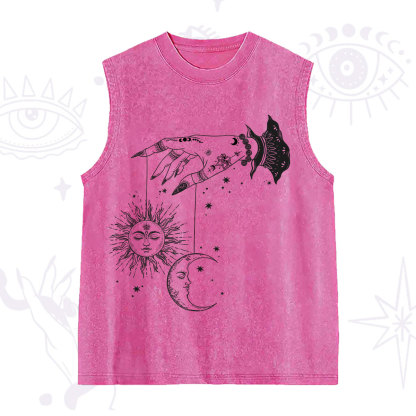 Purplehecate Witch's Sun and Moon Washed Tank