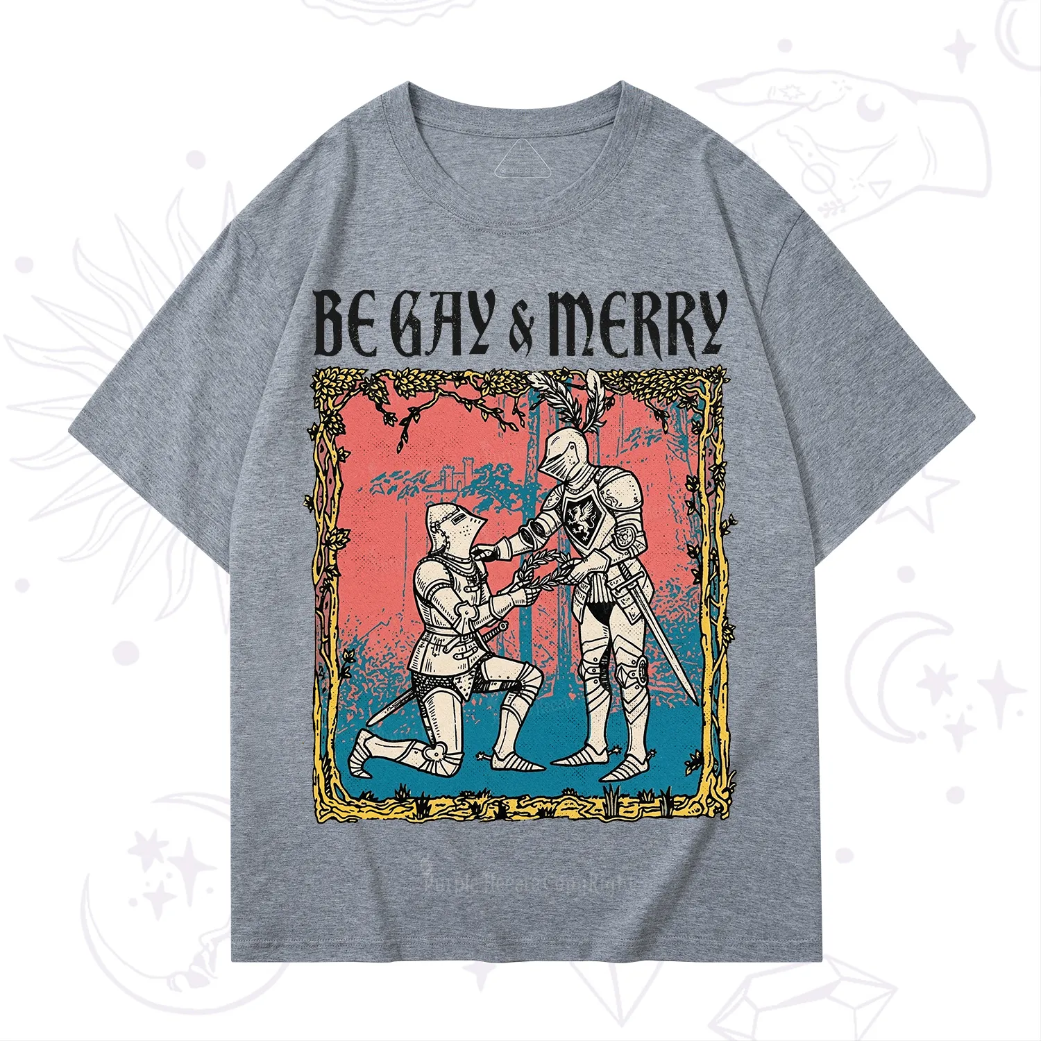 Purplehecate Be Gay & Merry Chivalry Pride T-Shirt