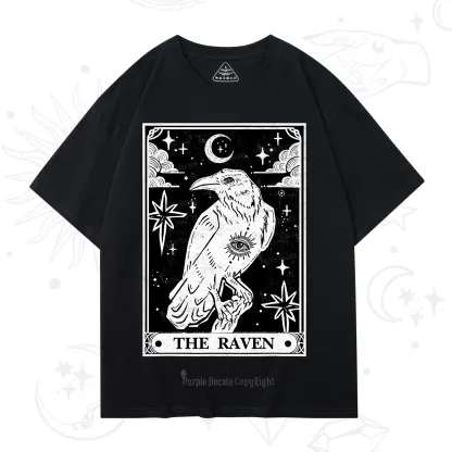 Purplehecate The Raven Tarot T-Shirt