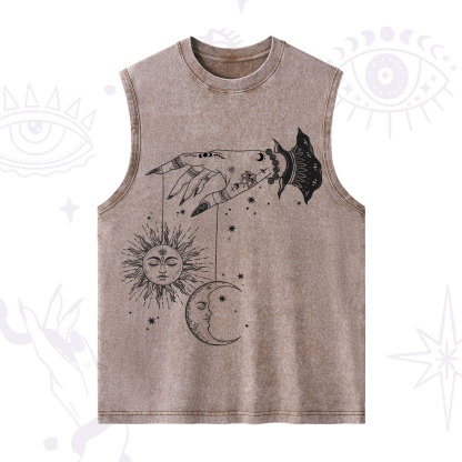 Purplehecate Witch's Sun and Moon Washed Tank