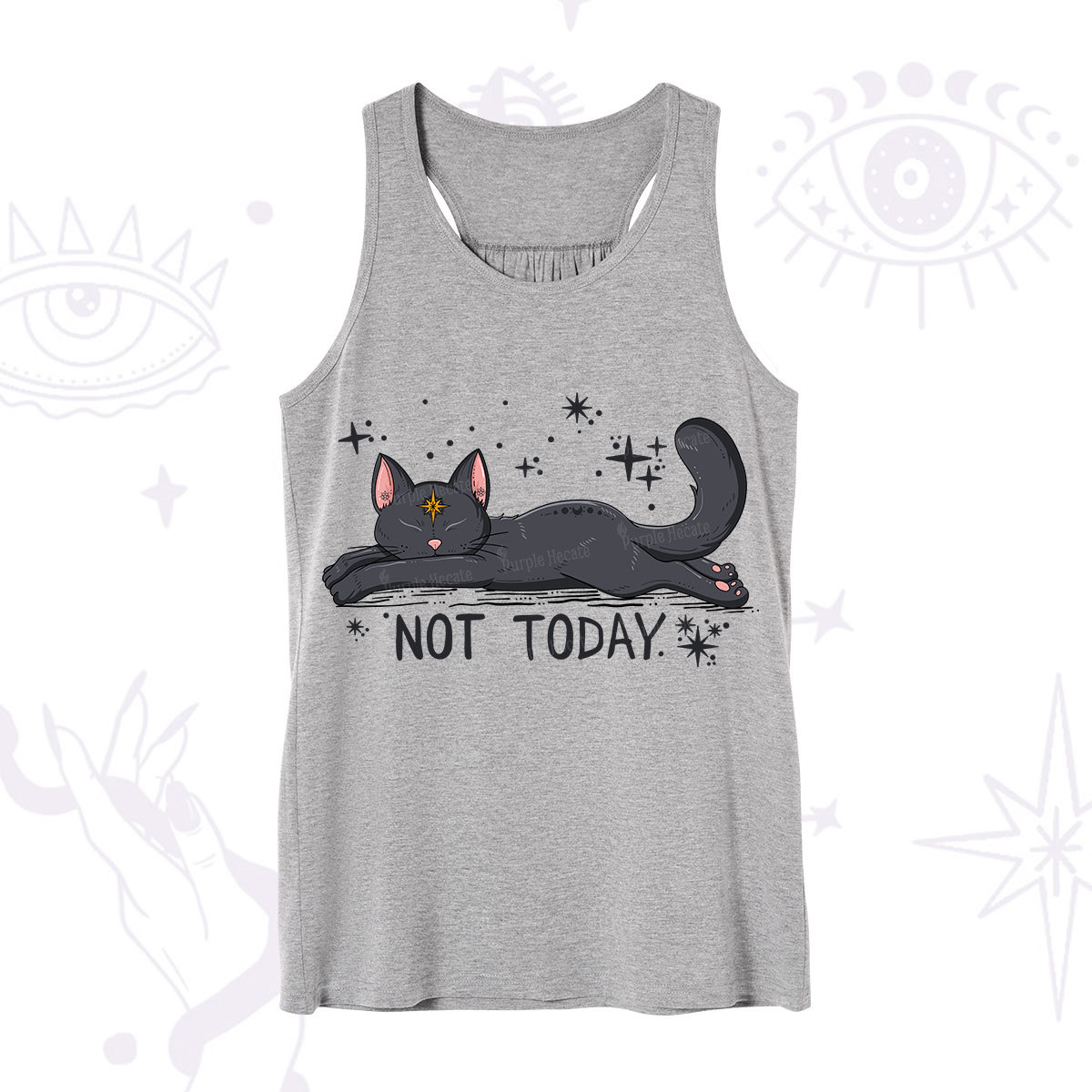 Purplehecate Not Today Cat Tank