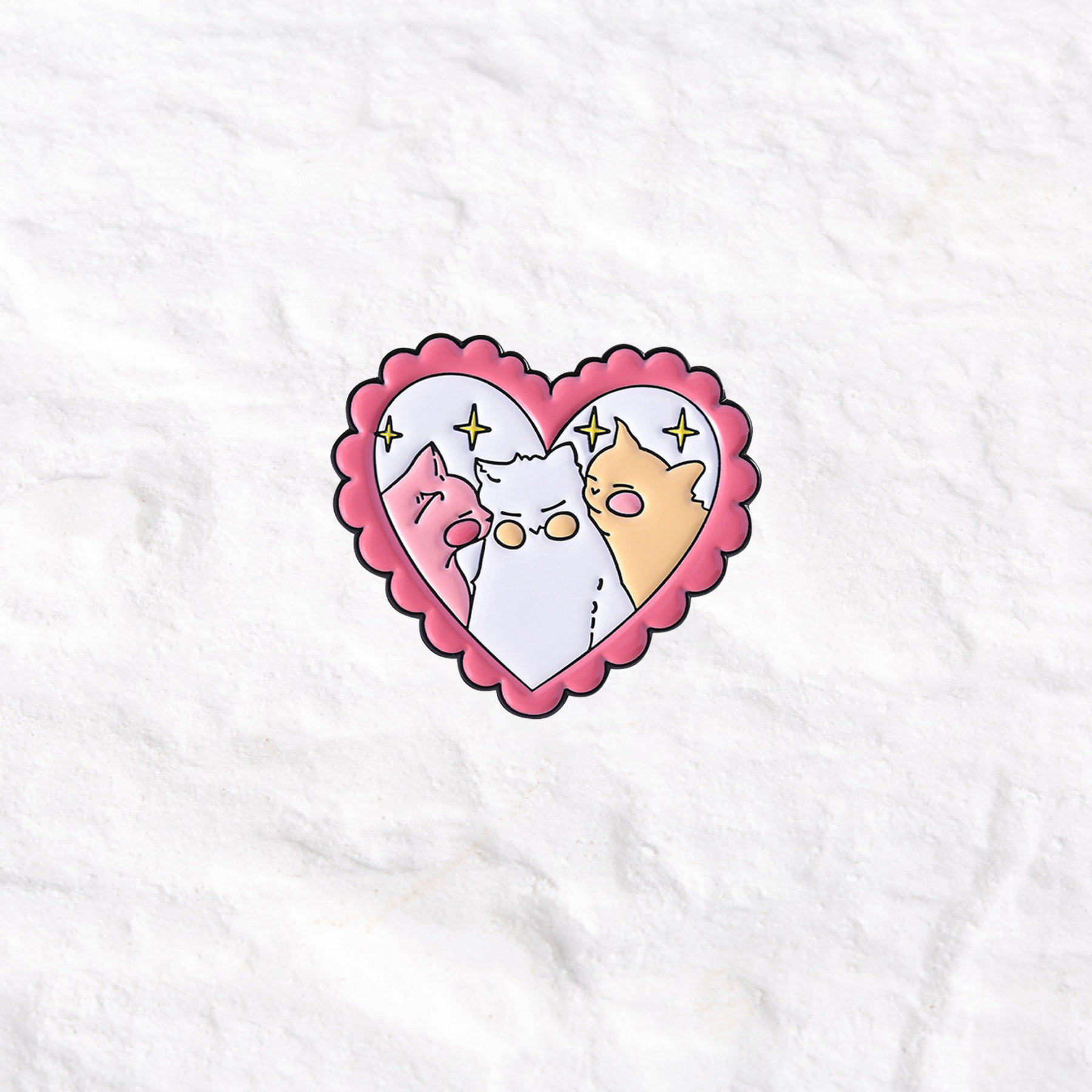 Purplehecate Trio de Gatitos Pin