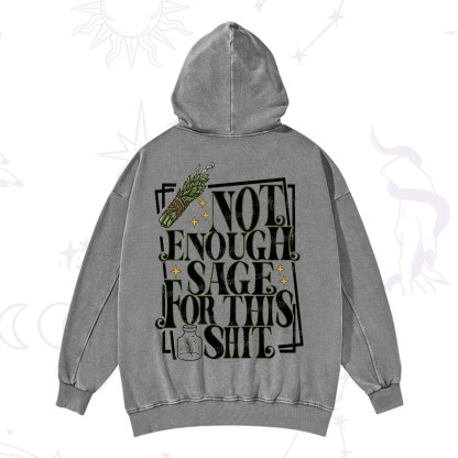 Purplehecate  Smudge for This Shit Washed Hoodie