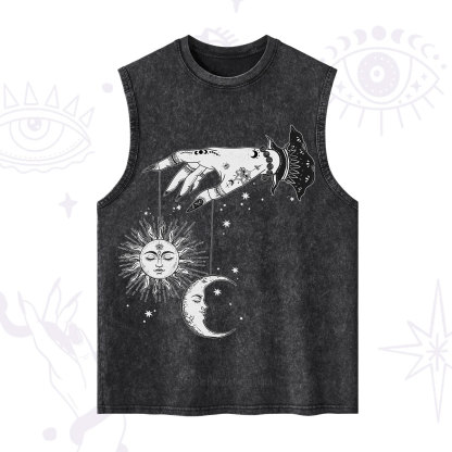 Purplehecate Witch's Sun and Moon Washed Tank