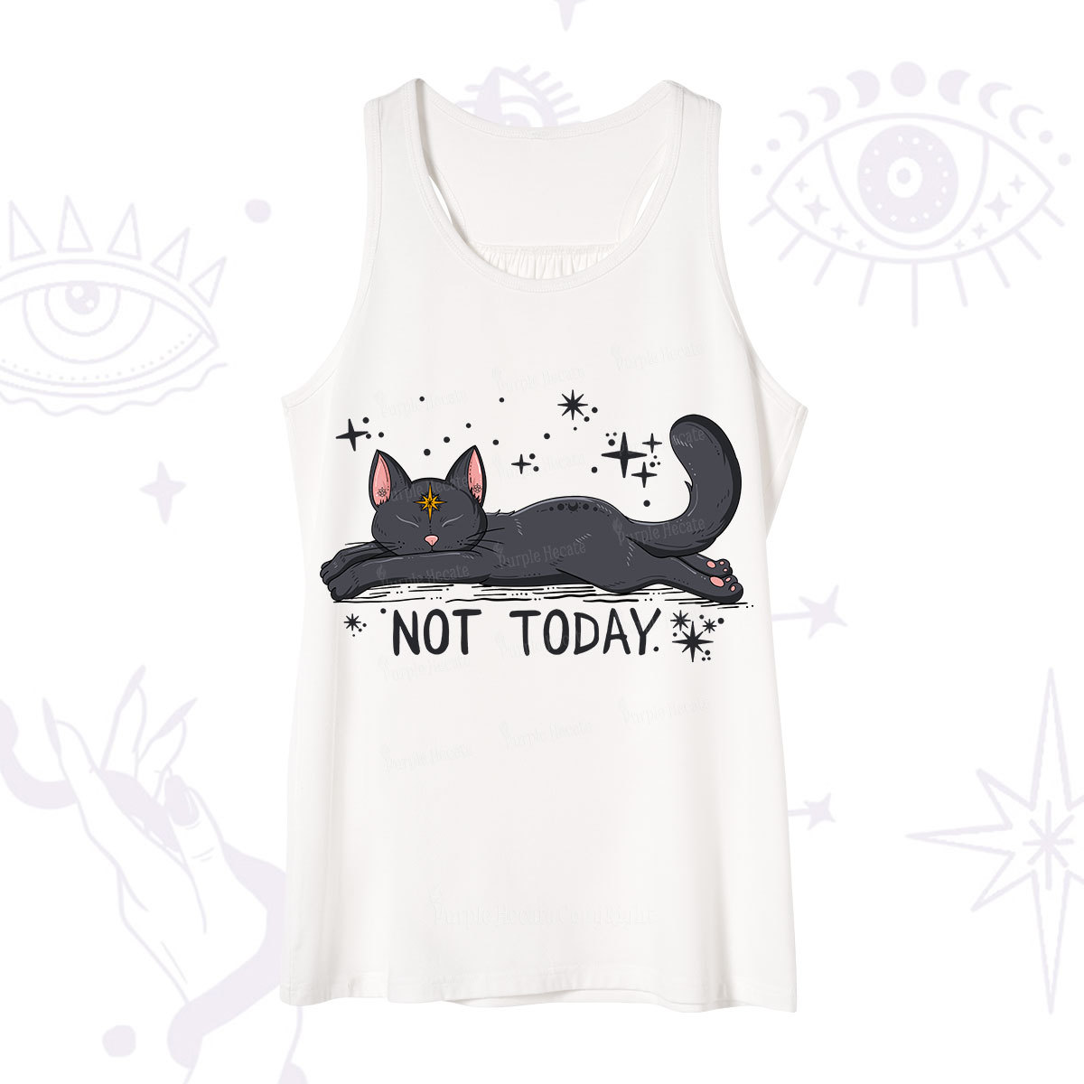 Purplehecate Not Today Cat Tank