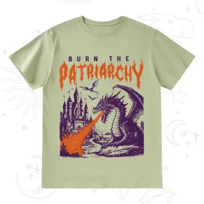 Purplehecate Burn the Patriarchy Dragon T-Shirt