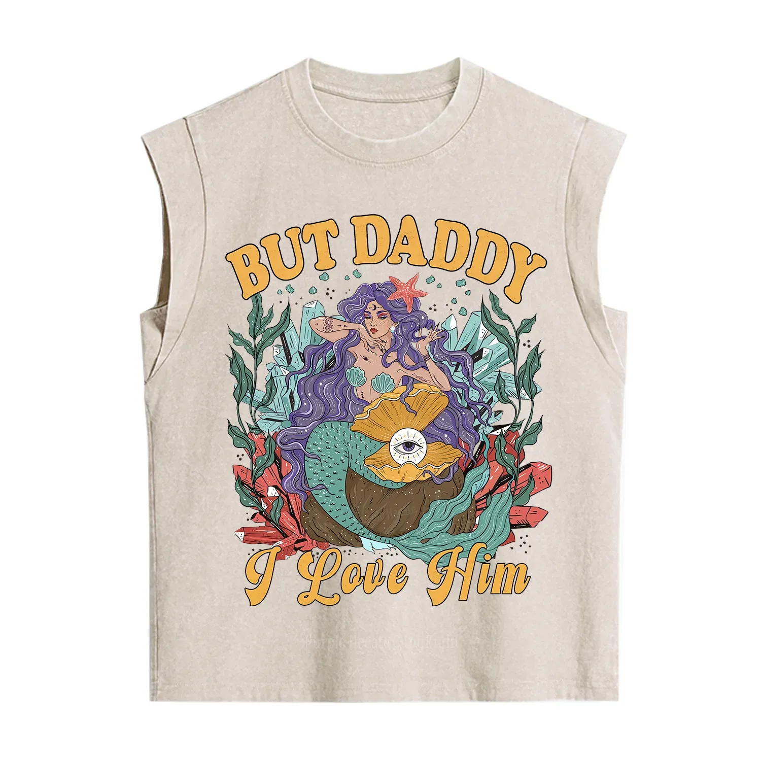 Purplehecate But Daddy I Love Him Vintage Washed Tank
