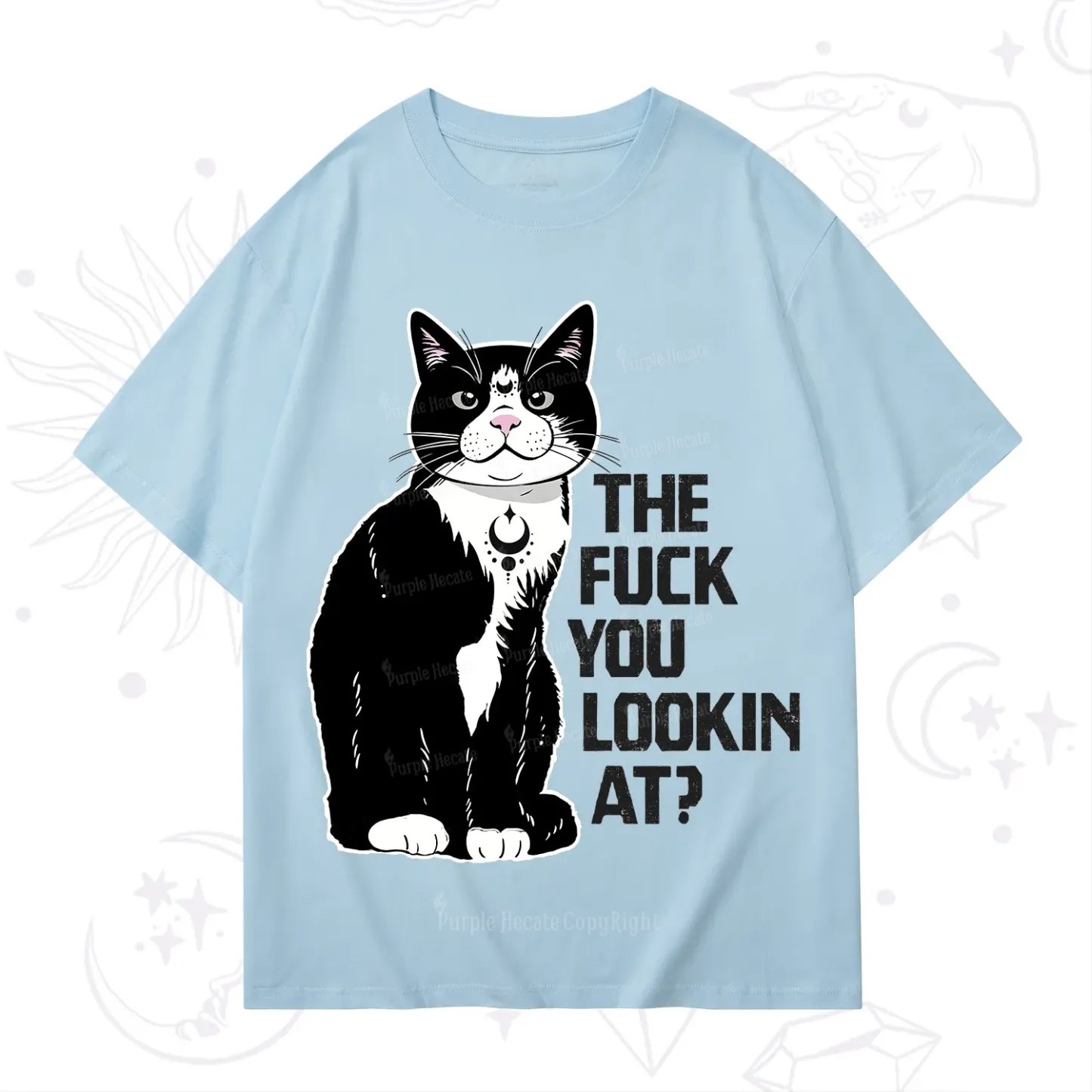 Purplehecate The Fuck You Lookin At T-Shirt