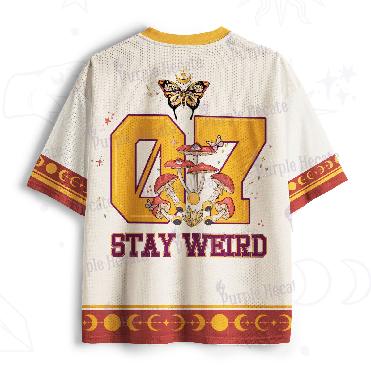 Purplehecate Stay Weird Mesh Jersey