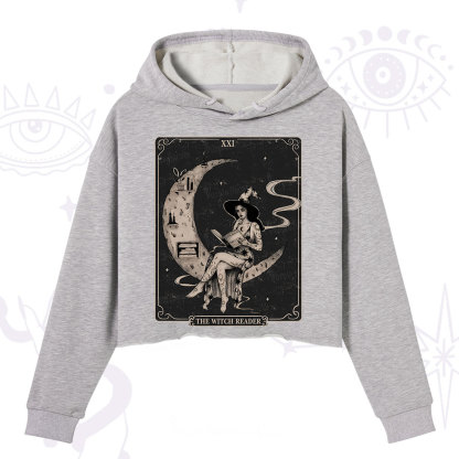 Purplehecate The Witch Reader Crop Hoodie
