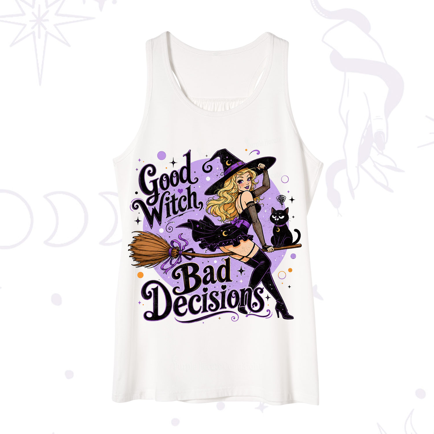 Purplehecate Good Witch Bad Decisions Tank