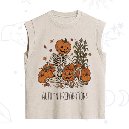 Purplehecate Witch Hat Pumpkin Vintage Washed Tank