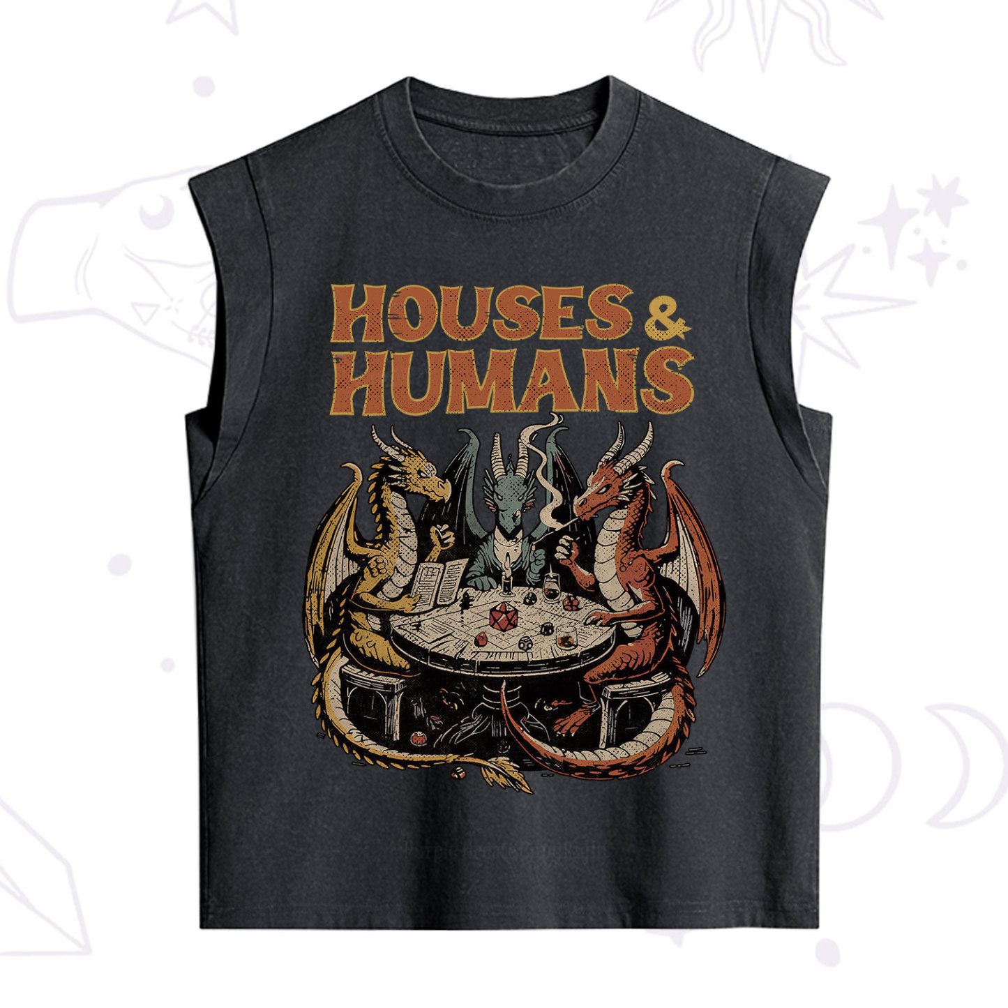 Purplehecate Houses And Humans Vintage Washed Tank