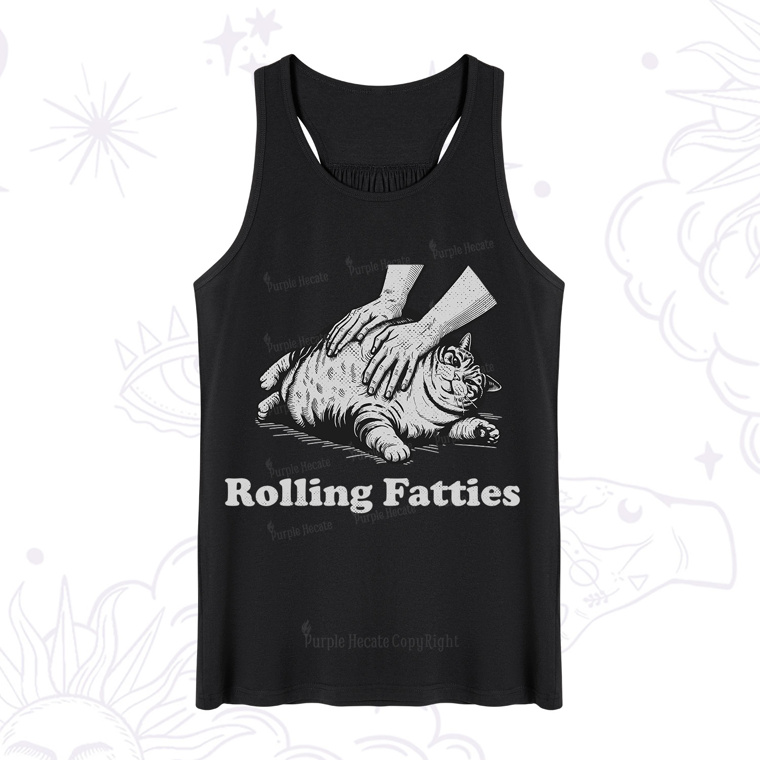 Purplehecate Rolling Fatties Cat Tank