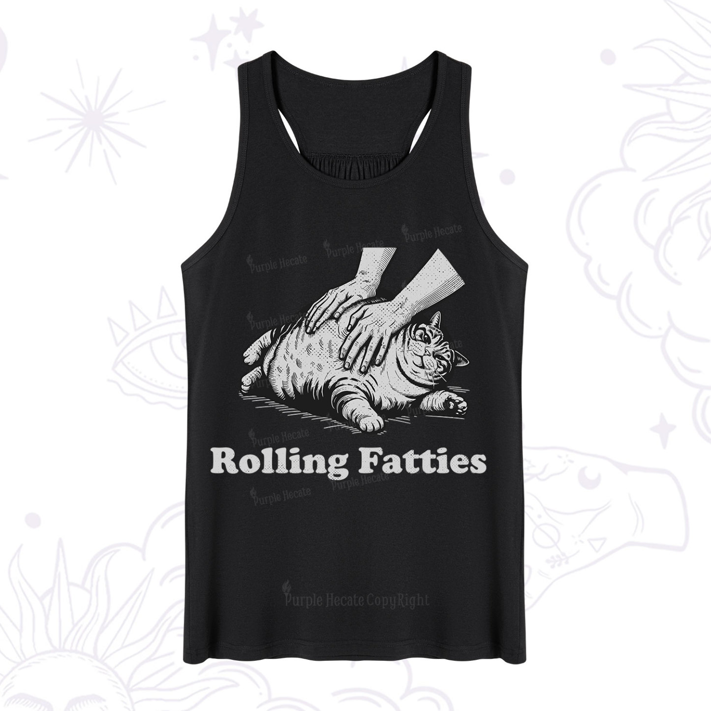Purplehecate Rolling Fatties Cat Tank