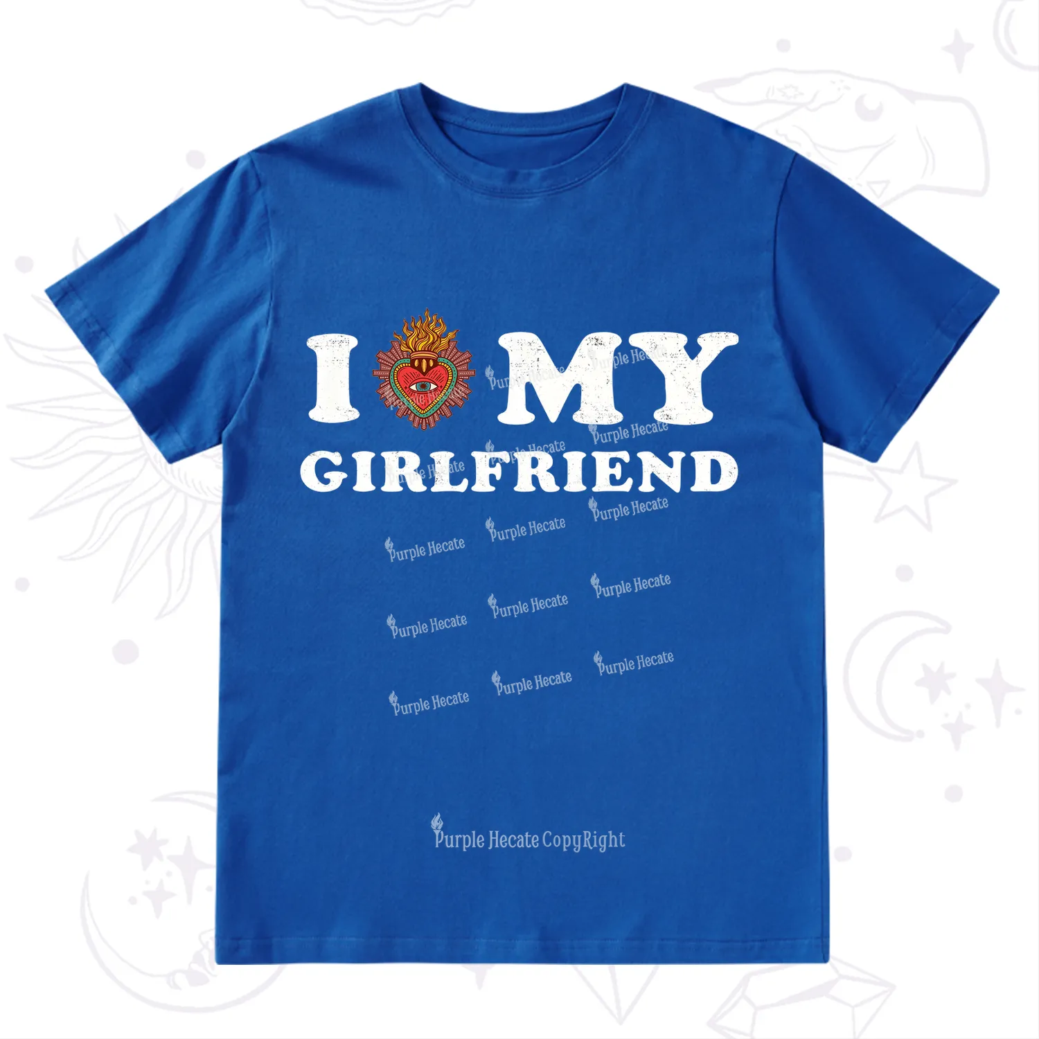 Purplehecate I Love My Girlfriend Valentine T-Shirt