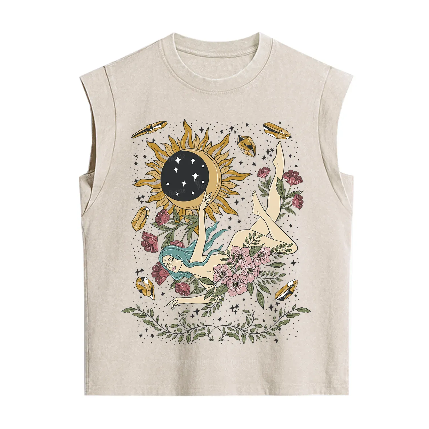 Purplehecate My Girl Your Day Will Come Vintage Washed Tank