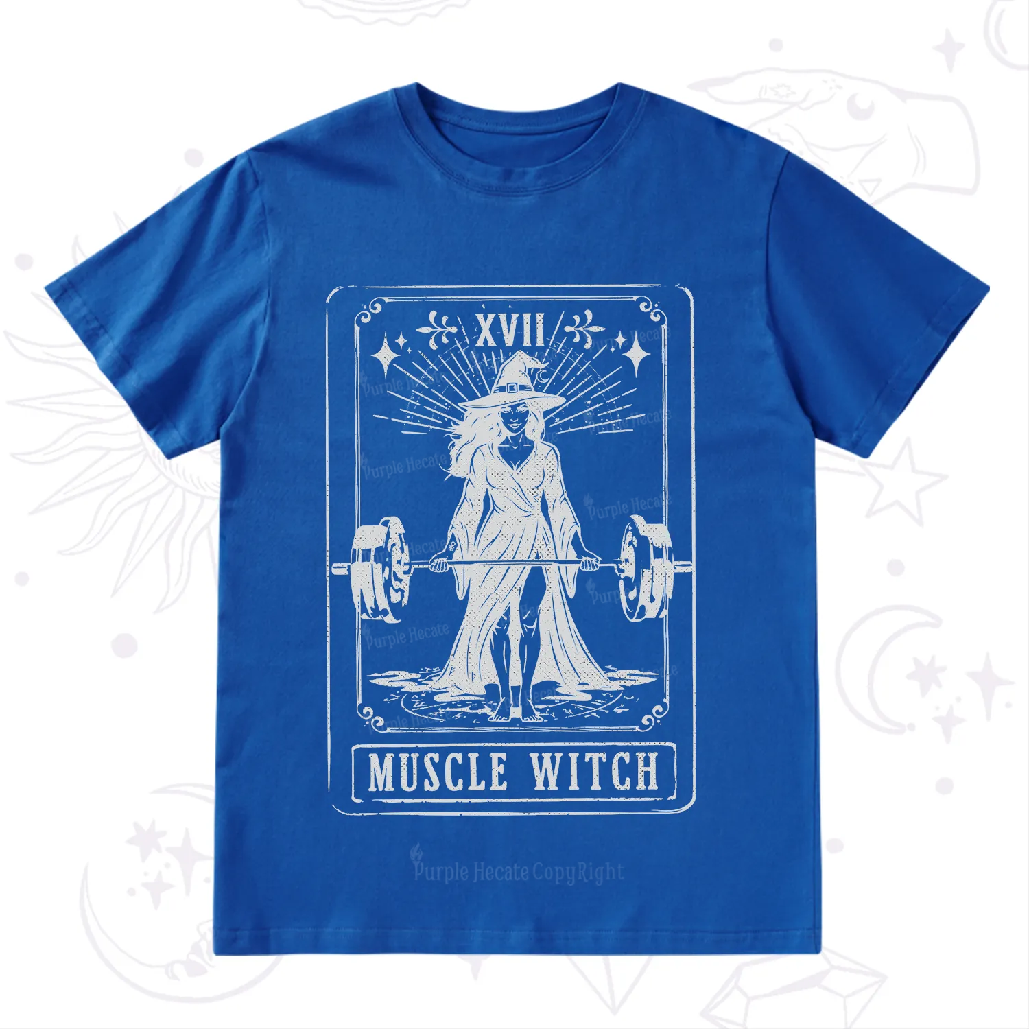 Purplehecate The Muscle With Tarot T-Shirt