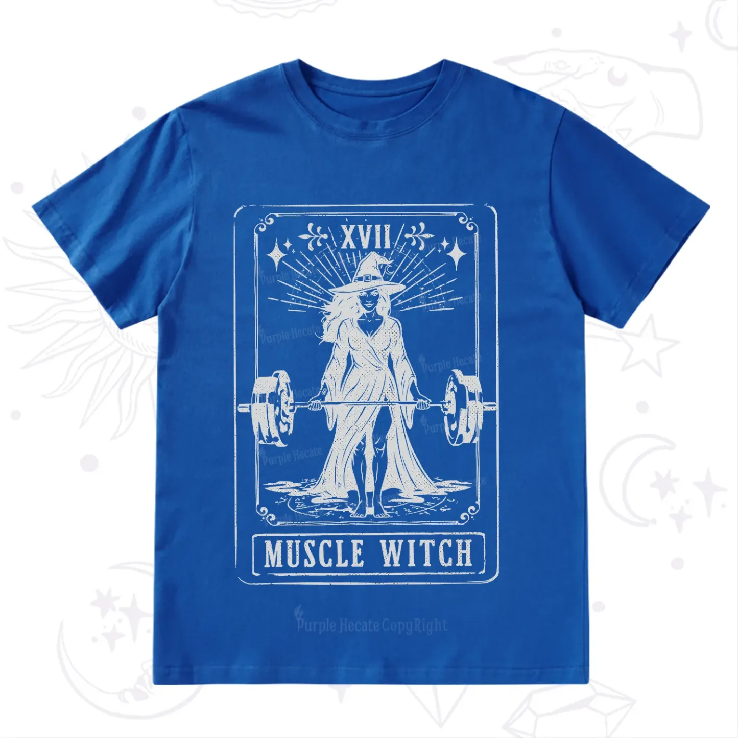 Purplehecate The Muscle With Tarot T-Shirt