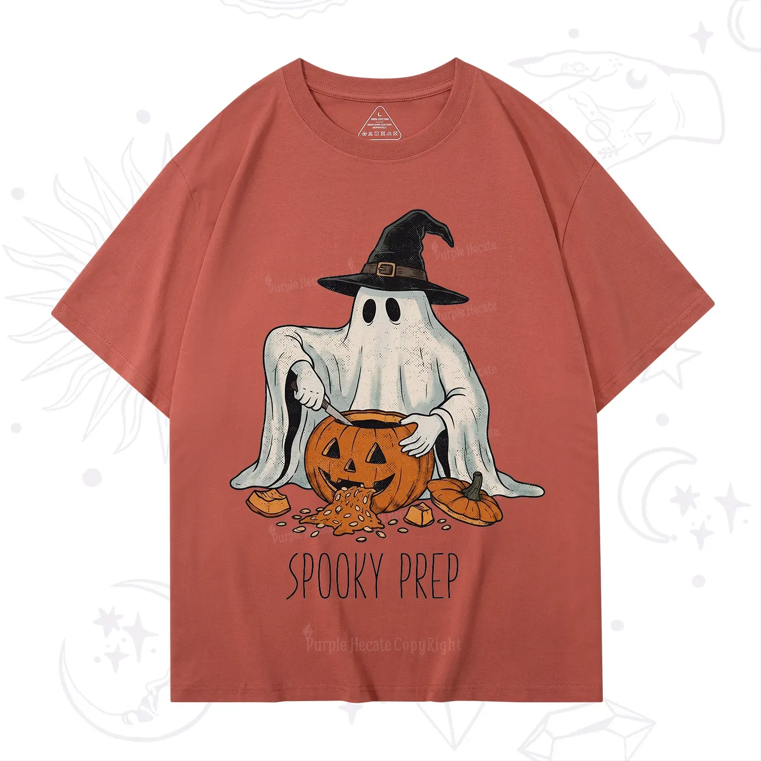 Purplehecate Spooky Prep Ghost T-Shirt