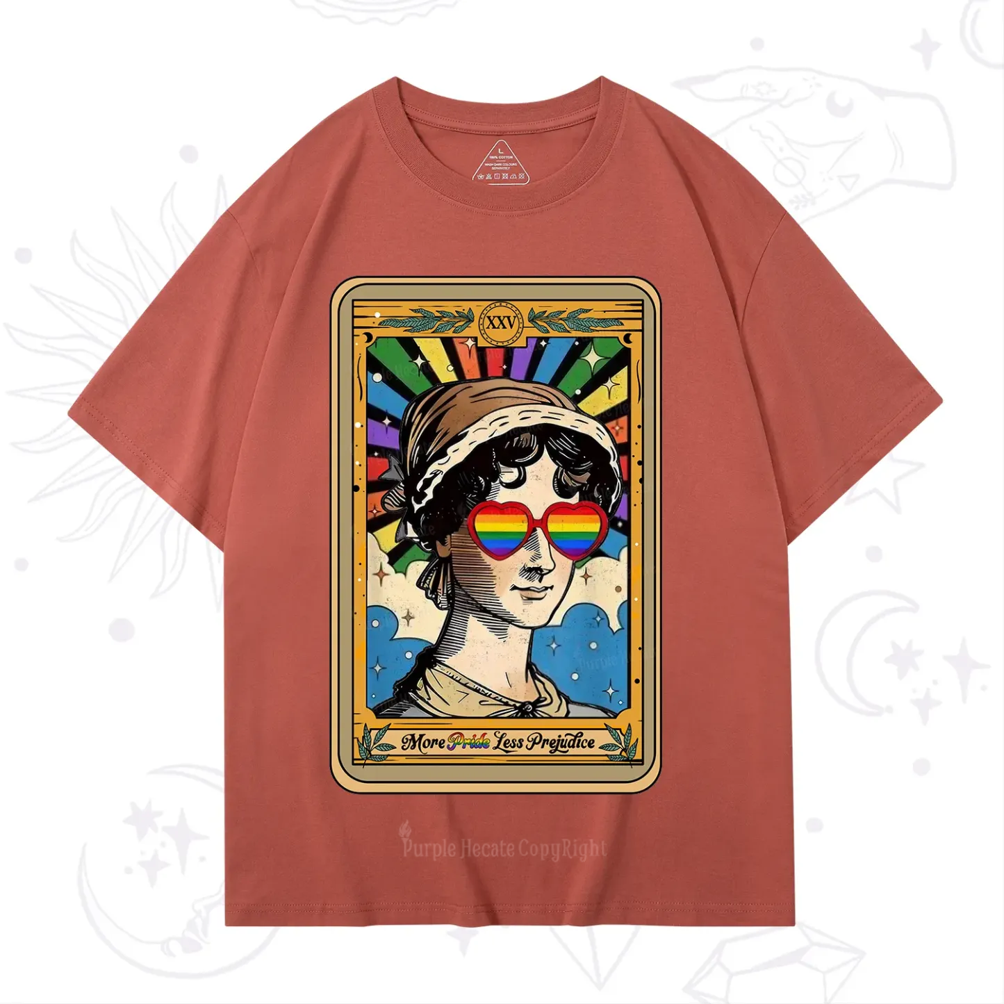 Purplehecate The More Pride Less Prejudice Tarot T-Shirt