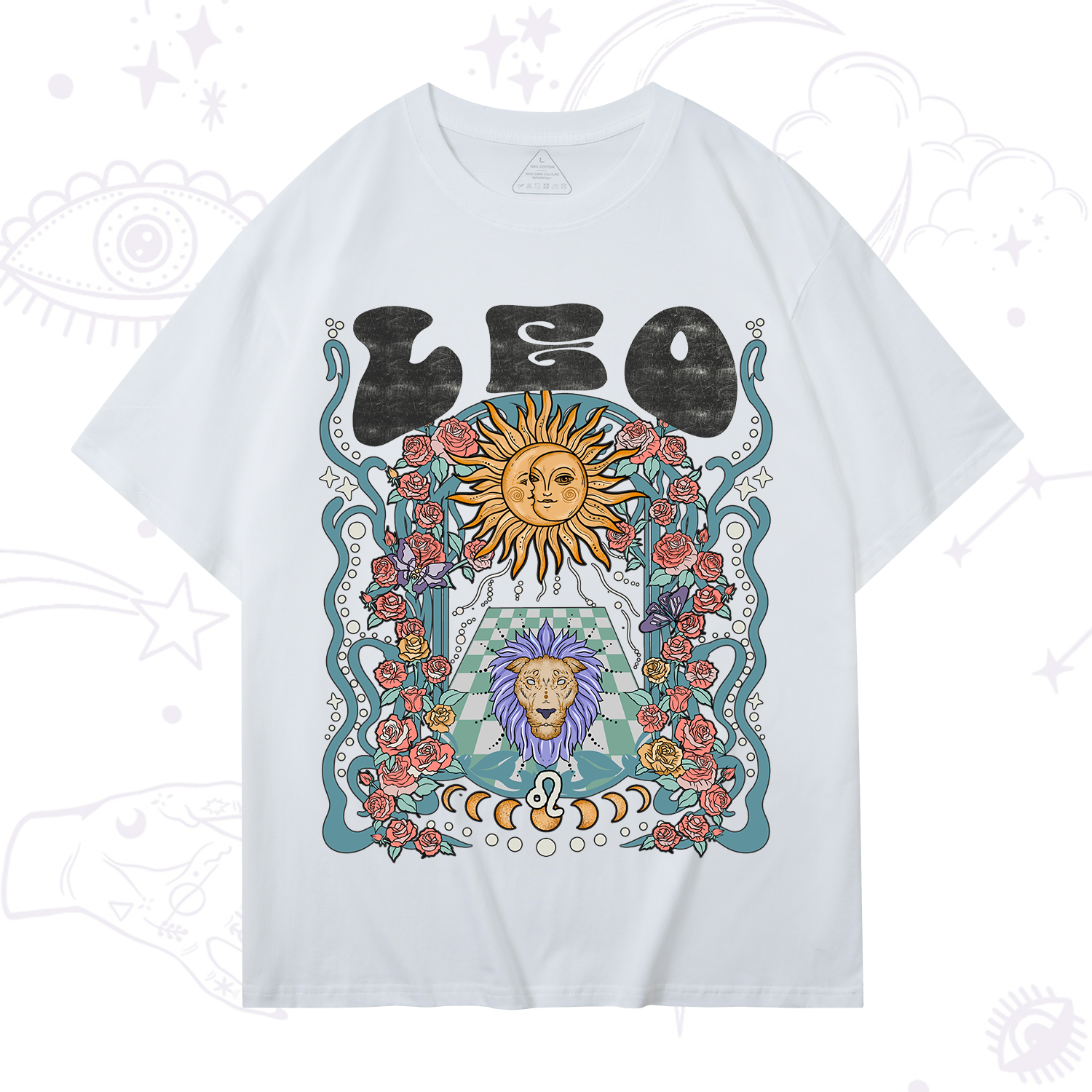 Purplehecate Leo Spirit Zodiac T-Shirt